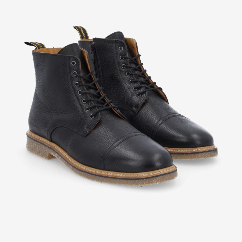 DUBLIN HUNT BOOTS M - GRAINED LEATHER -  NOIR